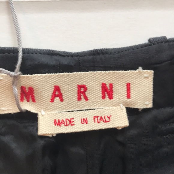 Marni shorts grey 100% wool 38 NWT US size 0 - Picture 2 of 5